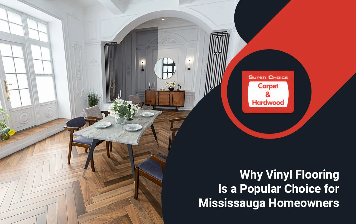 vinyl flooring in a modern Mississauga home